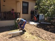 Volunteers learn the importance of protecting Schedule 40 pipe from the sun